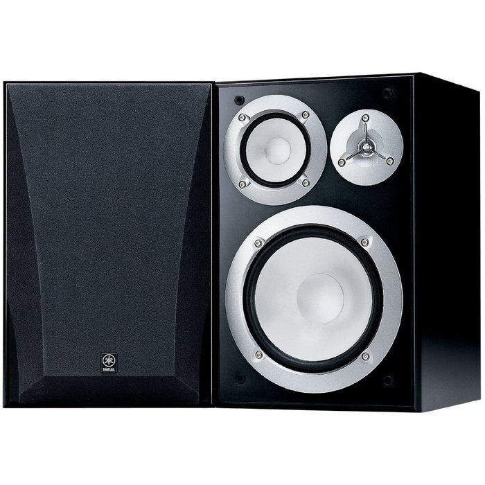 Yamaha NS-6490 3-Way Bookshelf Speakers, Black Finish ( Pair )