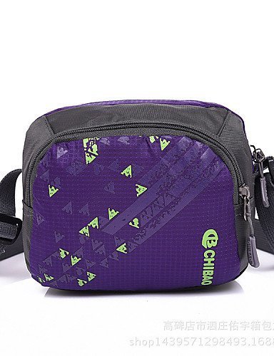 SB@The New Multi-purpose Outdoor Chest Pack Shoulder Bag Messenger Packet Leisure Sports Pockets , purple N3