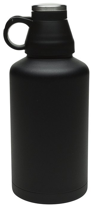 Zak! Designs Vacuum Insulated Growler with Convertible Screw-on Lid, Powder Coated Stainless Steel, Leak-proof... N15