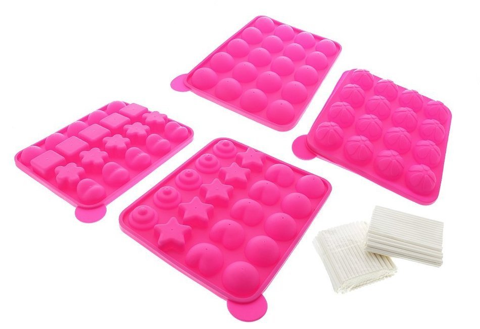 Silicone Chocolate Cake Pop Accessories Mold Supplies Set Kit - Heat ...