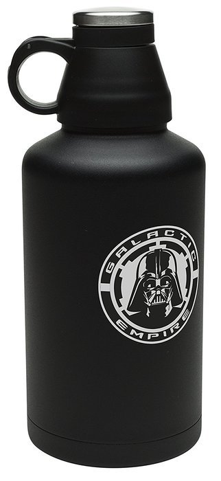 Zak! Designs Vacuum Insulated Growler with Convertible Screw-on Lid, Powder Coated Stainless Steel, Leak-proof... N16