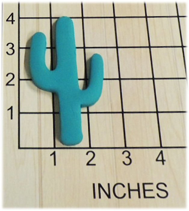 Desert Cactus Fondant Cookie Cutter and Stamp #1360 N2