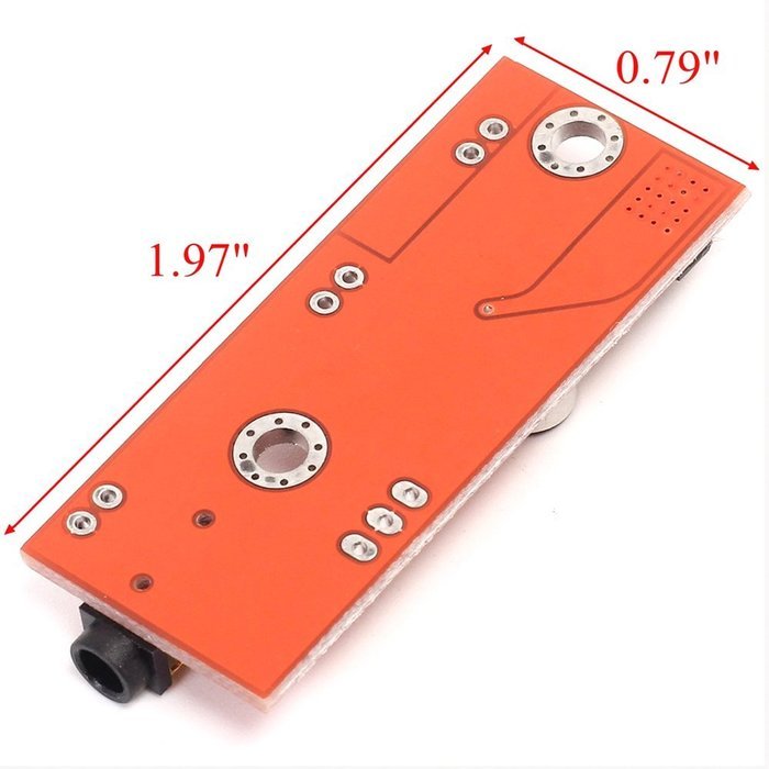 Qianson MAX9812 Electret MIC Microphone Amplifier Board Sound Voice Module DC 3V/5V/12V Input N5
