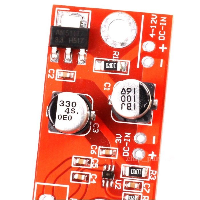 Qianson MAX9812 Electret MIC Microphone Amplifier Board Sound Voice Module DC 3V/5V/12V Input N6