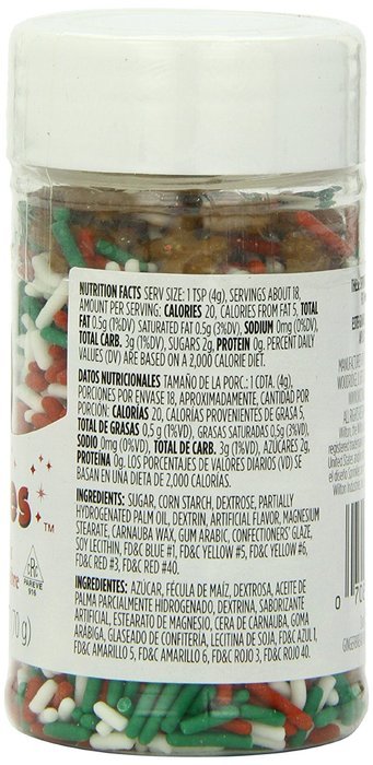 Wilton 710-1323 Gingerbread Boy Mix Sprinkles N2