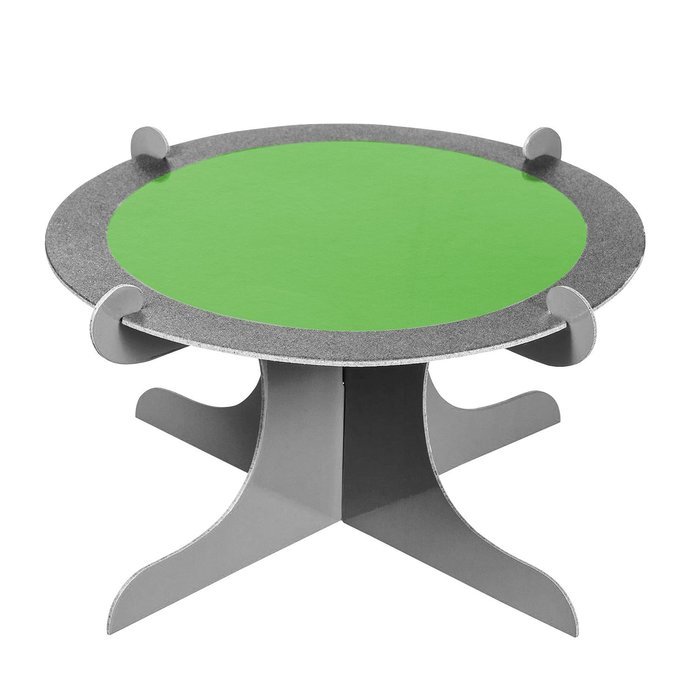 Four Stones Single Tier Server or Cupcake Stand ( green / grey )