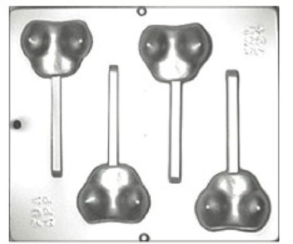 Set of Female Breasts / BOOBS Lollipop Chocolate Candy Mold 754