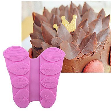 Sher Leaves Type Candy Fondant Cake Molds For The Kitchen Baking Molds 10100.7cm N3