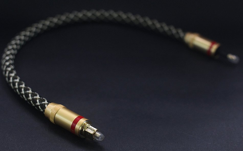 KS-TL-M HIFI 24K Gold Plated Toslink to Mini Toslink Digital Optical S/PDIF Audio Cable FOR AK PHA MOJO Sony D50... N5