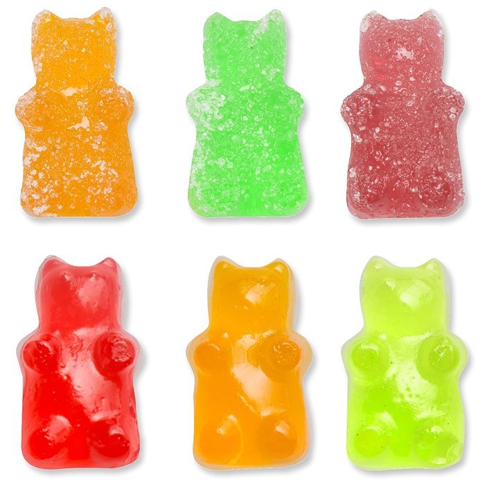 Lucentee Gummy Bears Molds for Hard Candy & Chocolate Making- Silicone Soap and Ice Cube Trays- Party Buffet,...