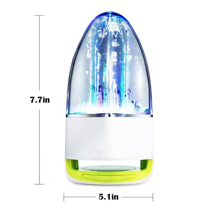 KoTeel Wireless Bluetooth Speaker Water Dancing Speaker for Smartphones Tablets MP3 MP4(Green) N2