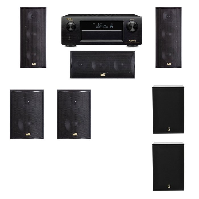 M&K Sound LCR750 Loudspeaker 5.2 X10 Denon AVR-X5200W