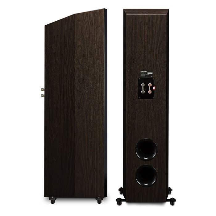 Fluance Signature Series Hi-Fi Three-way Floorstanding Tower Speakers with Dual 8&rdquo; Woofers (HFFW) Natural Walnut N5