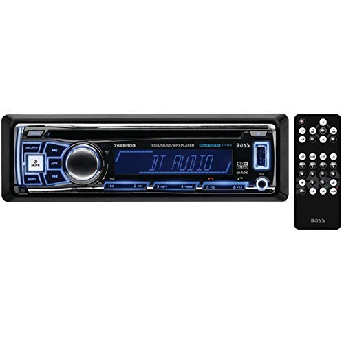 BOSS AUDIO 762BRGB Single-DIN In-Dash CD AM/FM Receiver with RGB Illumination (With Bluetooth