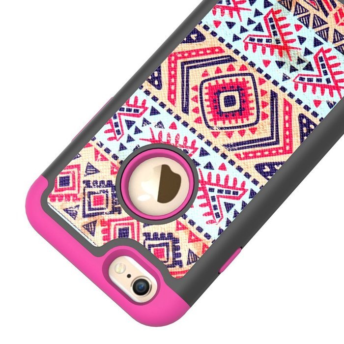 iPhone 6s Case, iPhone 6 Case, [4.7 Inch] by HLCT, Soft Interior Silicone Bumper & Hard Shell Solid PC Back, Shock-Absorption... N7