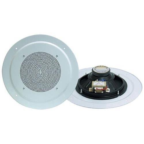 Pyle PDICS8 8'' Full Range In-Ceiling Speaker System W/Transformer (Pair)