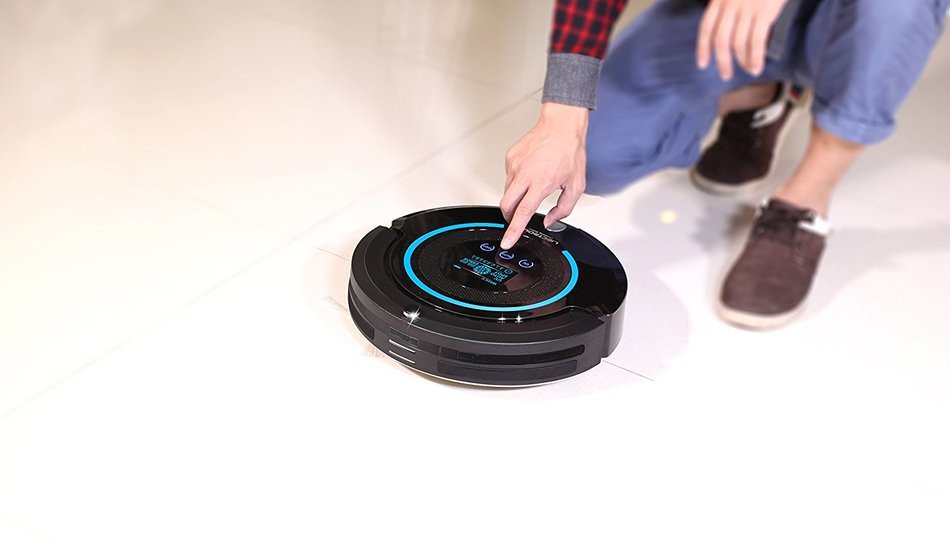Liectroux Robotic Vacuum Cleaner Multifunction(Sweep, Mop, Vacuum, Sterilization), LCD Touch Screen, Auto Charge... N2