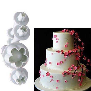 Sher 4 Plum Fondant Cake Decorating Mold Printing N5