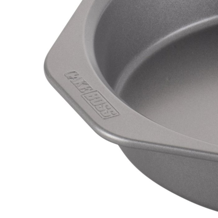 Cake Boss Basics Nonstick Bakeware 9-Inch Round Cake Pan, Gray N4