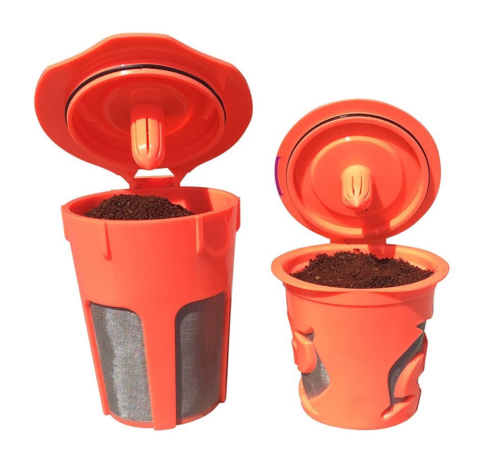 K-CARAFE 2.0 Reusable Filter and K-CUP 2.0 Single Cup Reusable Filters Gift Set From Freedom Brew fits Brewer... N4