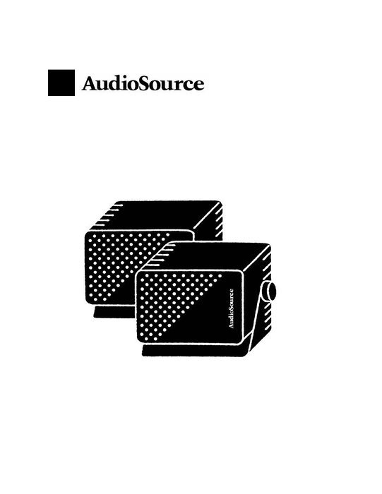 AudioSource LS .7 Black Indoor/Outdoor Loudspeakers