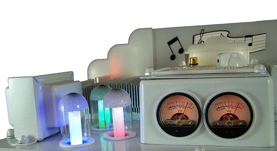 The Time Traveler's Amp PURE. Model Bluetooth Vacuum Tube Hybrid Stereo Compact Amplifier N4