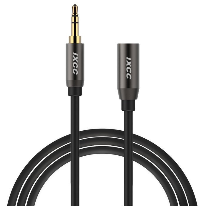 3.5mm Extension Cable, iXCC 6ft 3.5mm Male to Female Gold-Plated Corrosion-Resistant Universal Audio Stereo Extension... N6