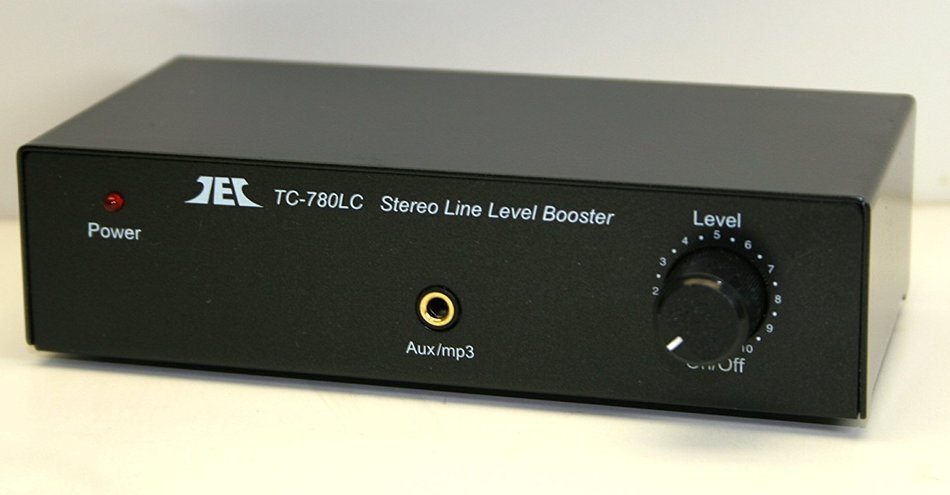TCC TC-780LC Stereo Line Level Amp / Booster with iPod Jack; BLACK VERSION N4