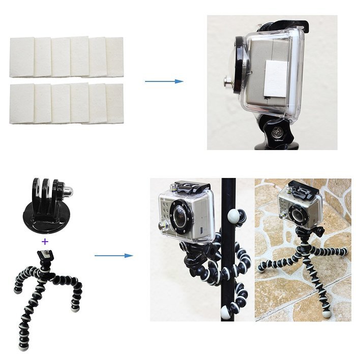 LotFancy 37-in-1 Sports Accessories Kit Bundle Attachments for Gopro Hero 5 4 3+ 3 2 1 SJ4000 SJ5000 HD Action... N9
