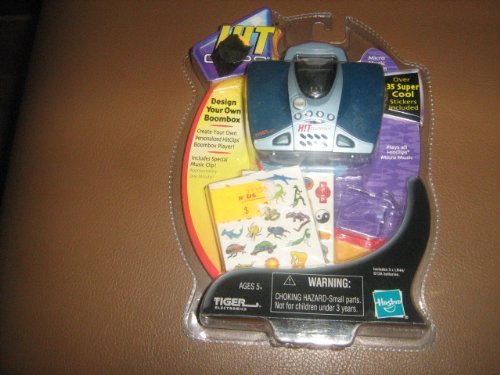 2002 Hasbro Tiger Electronics, Inc. HITCLIPS PERSONALIZED Boombox Player N2