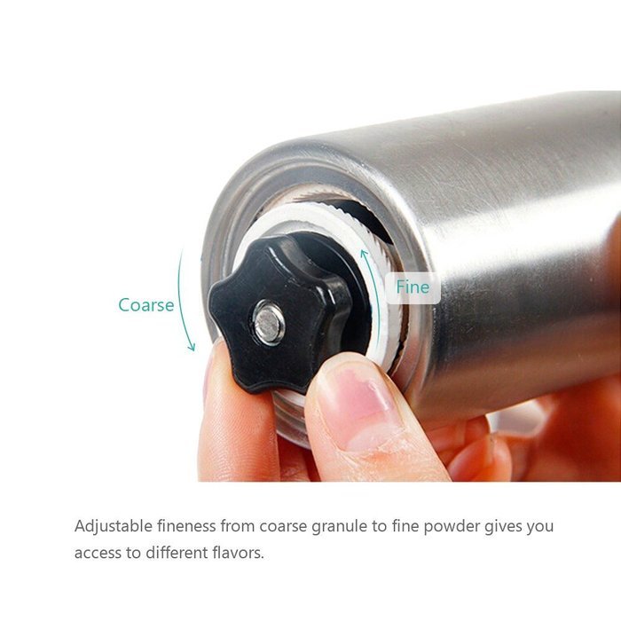 Oria Manual Coffee Grinder, Conical Ceramic Burr Coffee Bean Grinder - Hand Coffee Mill - Aeropress Compatible...