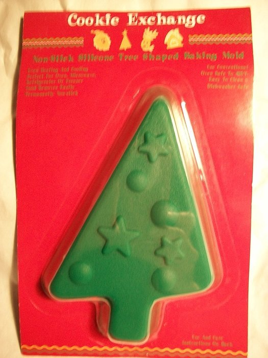 Silicon Mini Loaf Pan Christmas Tree Shape