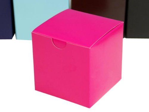 BalsaCircle 100 3" x 3" Wedding Favor Box Party Decorations Wholesale - White