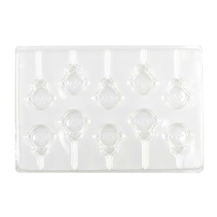 1 PCS Chocolate Candy Making Molds Baby Shower B098 Monkey Lollipops Plastic Cake Frozen Baptism Mothers Day Cookie