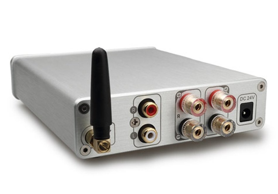 VX3 Digital Hi-Fi Power Stereo Amplifier Wireless Bluetooth 4.0 Power Digital Amplifier (Silver) N6