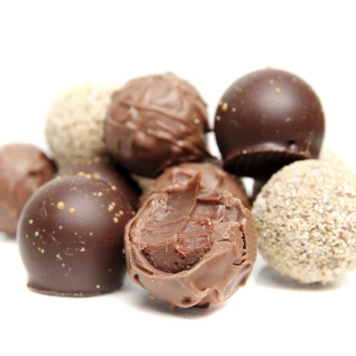 Freshware CB-650 Silicone 6-Cavity Round Chocolate Truffle, Candy and Gummy Mold, Pack of 4 N4