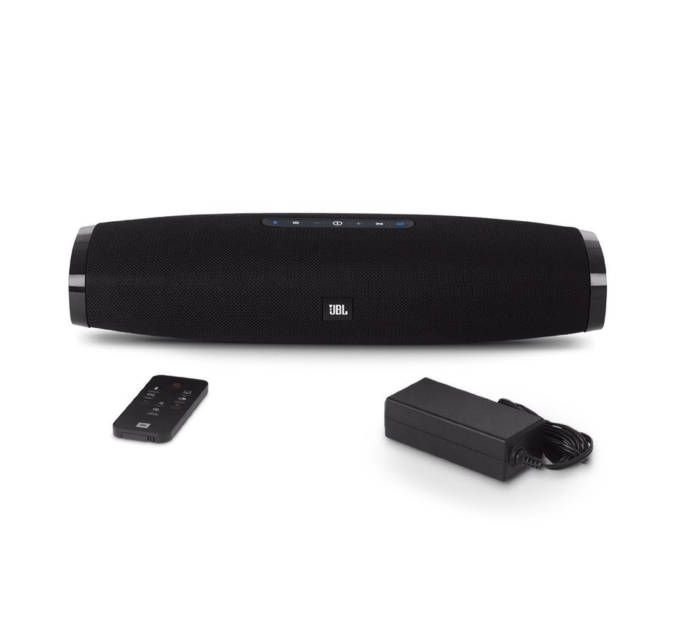 JBL Compact Speaker 2.0-Channel Home Theater Speaker System, Black (Boost TV) N4