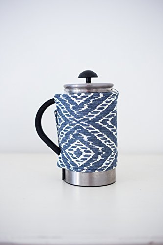 French Press Coffee Cover (12-cup, Grey Velvet) N23