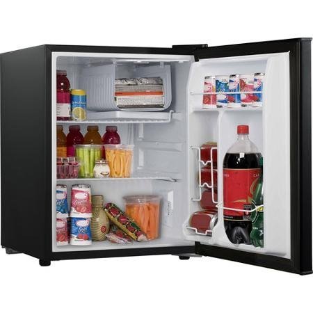 Galanz 2.7 Cu. Ft. Mini Refrigerator/Freezer, Black