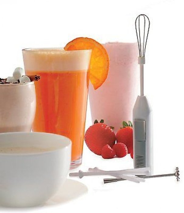 Deluxe Mini Mixer Cordless Kitchen Drink Frother Cappuccino Latte N3