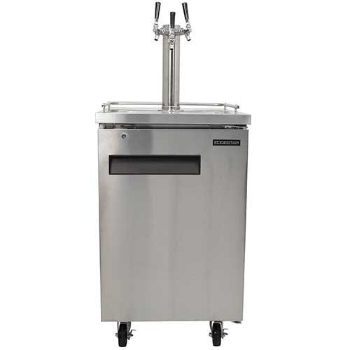 EdgeStar Triple Faucet Commercial Direct Draw with Dispense Components - Stainless Steel N3
