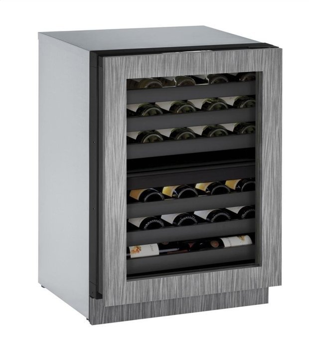 U-Line U3024ZWCINT00A Built-in Wine Storage, 24", Stainless Steel