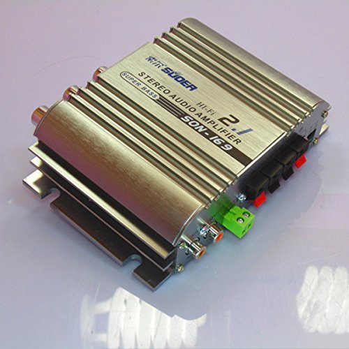 12v 2.1channel Subwoofer Hifi Stereo Car Home Audio Amplifier 300w