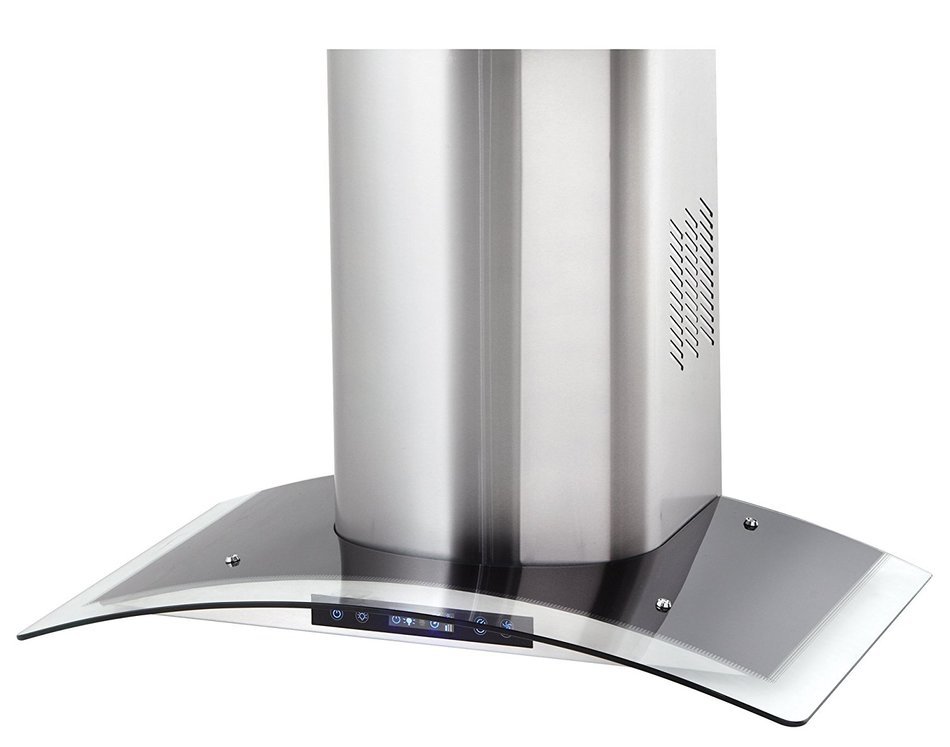 Danby Silhouette Select 30" Curved Glass and Stainless Steel Wall-Mount Range Hood