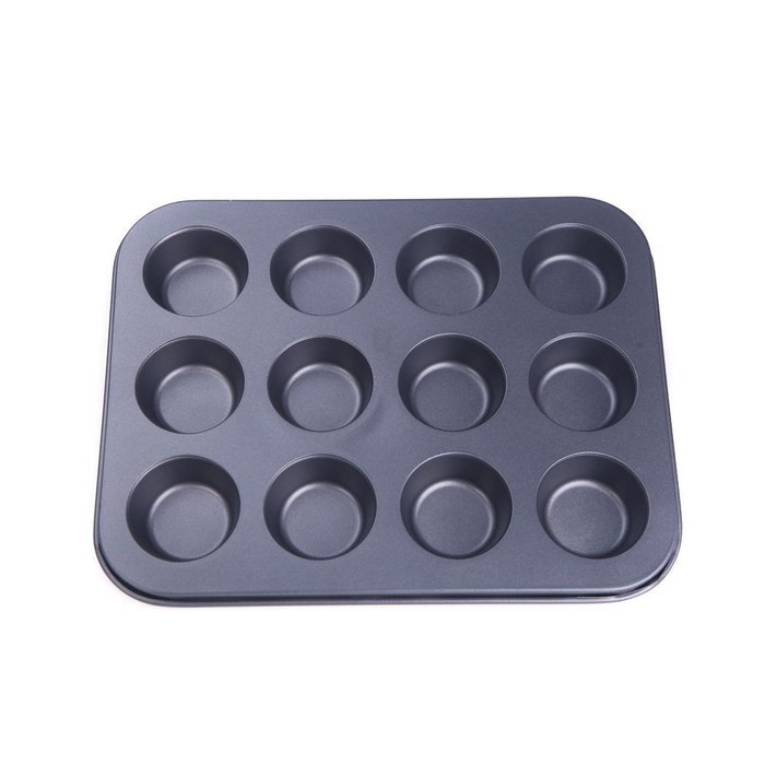 Cake mold - TOOGOO(R)12 in 1 cake mold / muffin / cupcake cup shaped baking mold washed by robust versatile dishwasher N5