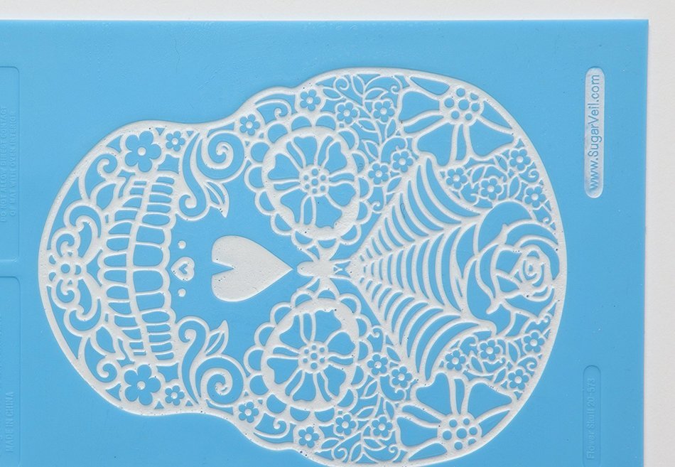 SugarVeil&reg; Flower Skull Mat N2