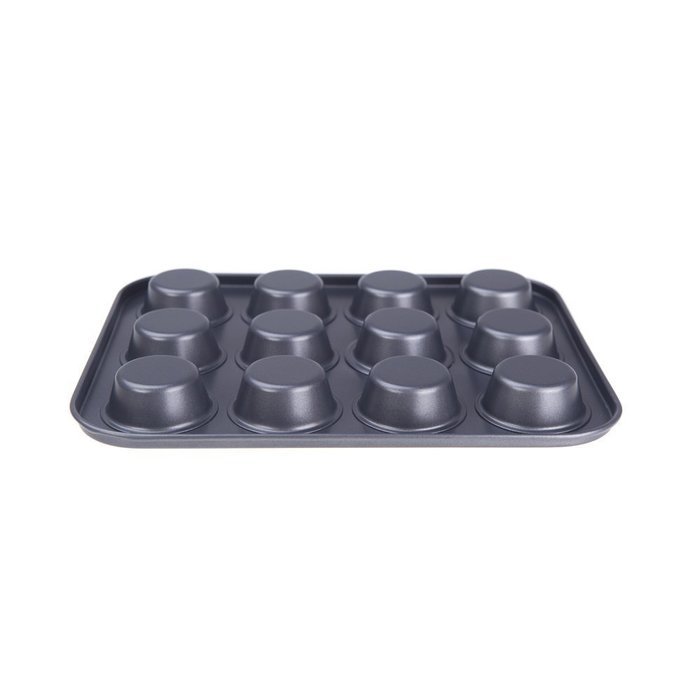 Cake mold - TOOGOO(R)12 in 1 cake mold / muffin / cupcake cup shaped baking mold washed by robust versatile dishwasher N6