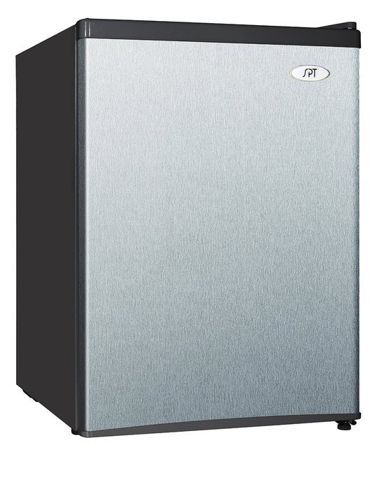 SPT RF-334SS Compact Refrigerator, 3.3 Cubic Feet, Stainless Steel, Energy Star