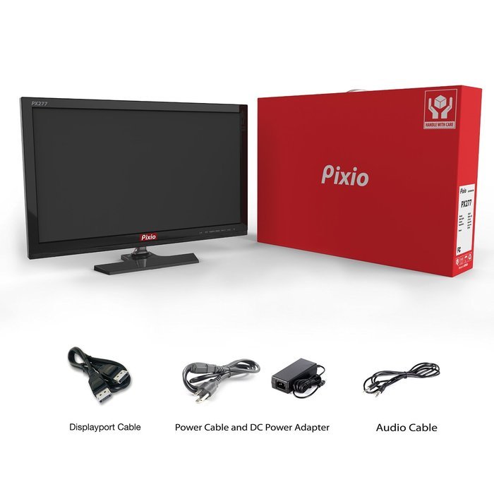 Pixio PX277 27-inch 2560x1440 144Hz IPS WQHD LED Gaming Monitor (QHD 1440p AMD FreeSync Displayport... N3