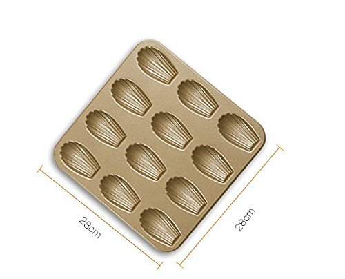 Astra shop Fancy Champane 12-Cup Carbon Steel Nonstick Whoopie Pie Pan Cake Baking Pan Macaroon Mold N3